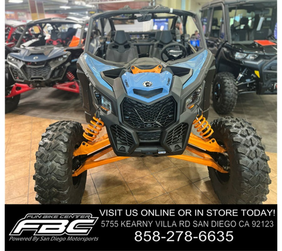 2026 Can-Am Maverick X3 MAX RS Turbo Scandi Blue & Orange Crus