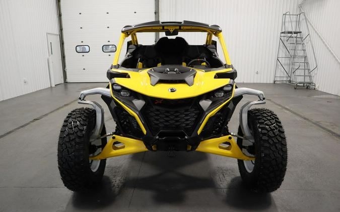 2024 Can-Am® Maverick R X RS with Smart-Shox Carbon Black & Neo Yellow