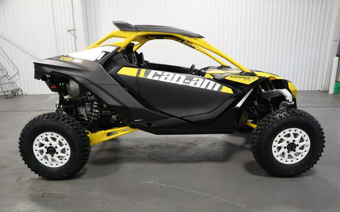 2024 Can-Am® Maverick R X RS with Smart-Shox Carbon Black & Neo Yellow