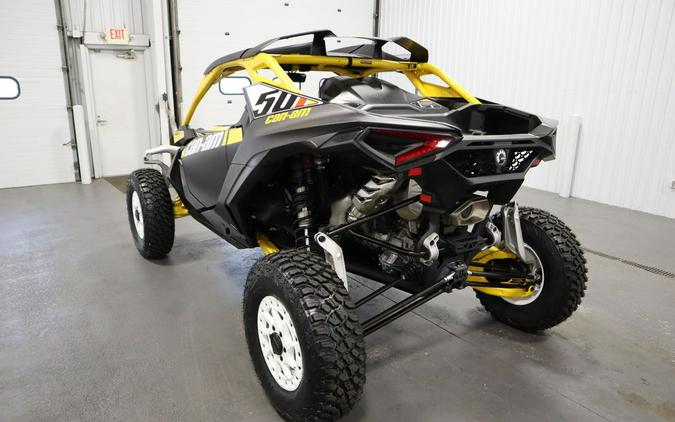 2024 Can-Am® Maverick R X RS with Smart-Shox Carbon Black & Neo Yellow