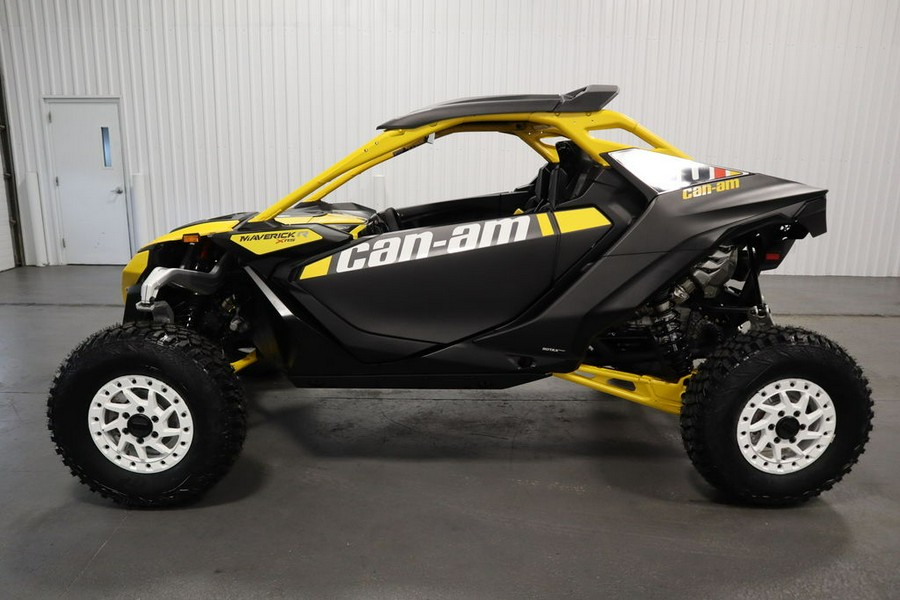 2024 Can-Am® Maverick R X RS with Smart-Shox Carbon Black & Neo Yellow