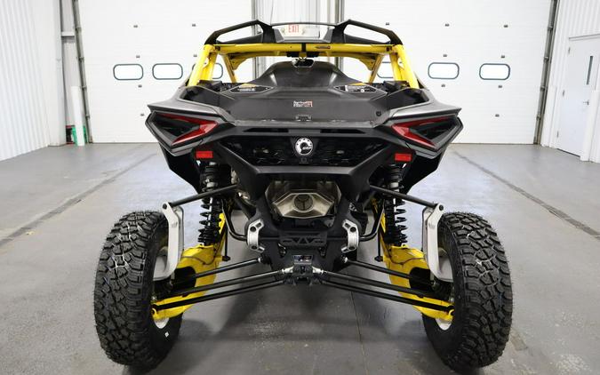 2024 Can-Am® Maverick R X RS with Smart-Shox Carbon Black & Neo Yellow