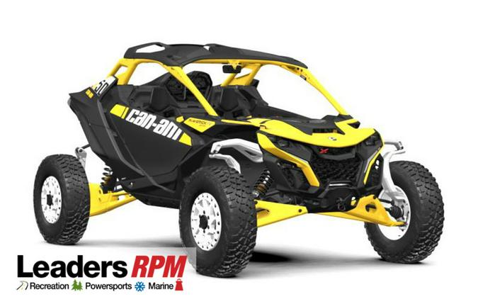 2024 Can-Am® Maverick R X RS with Smart-Shox Carbon Black & Neo Yellow