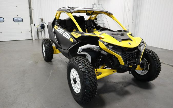 2024 Can-Am® Maverick R X RS with Smart-Shox Carbon Black & Neo Yellow