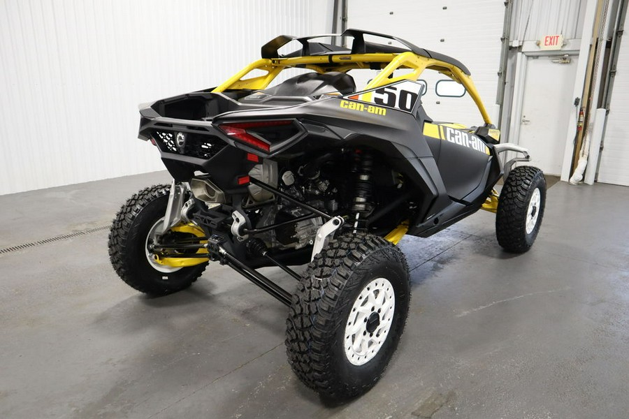 2024 Can-Am® Maverick R X RS with Smart-Shox Carbon Black & Neo Yellow