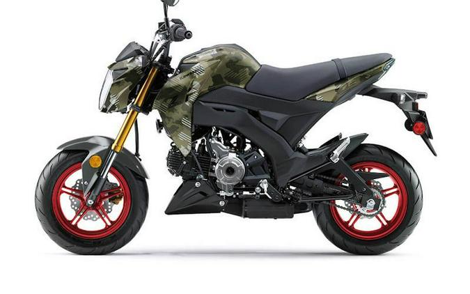 2025 Kawasaki Z125 PRO Cypher Camo Beige