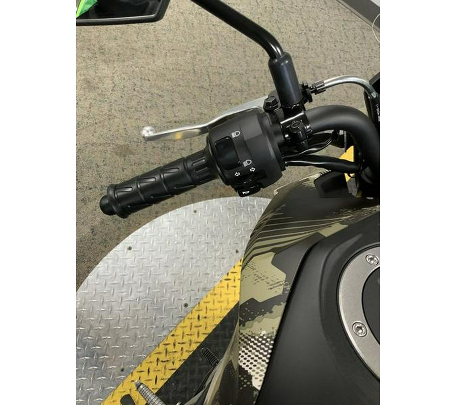 2025 Kawasaki Z125 PRO Cypher Camo Beige
