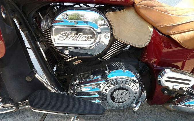 2019 Indian Roadmaster Burgundy Metallic Icon Series Dirt Track SmokeThunder Black Smoke
