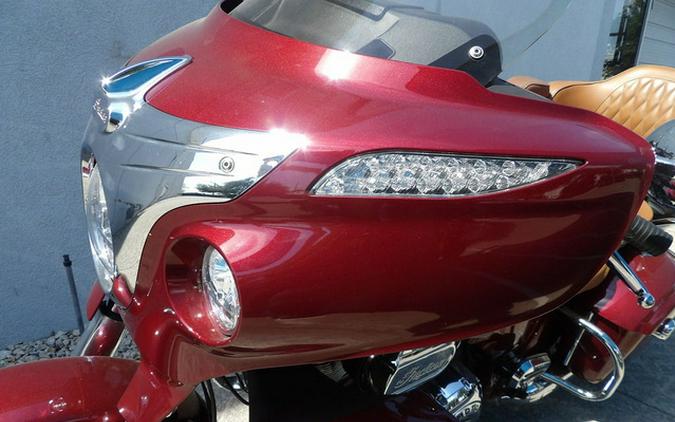 2019 Indian Roadmaster Burgundy Metallic Icon Series Dirt Track SmokeThunder Black Smoke