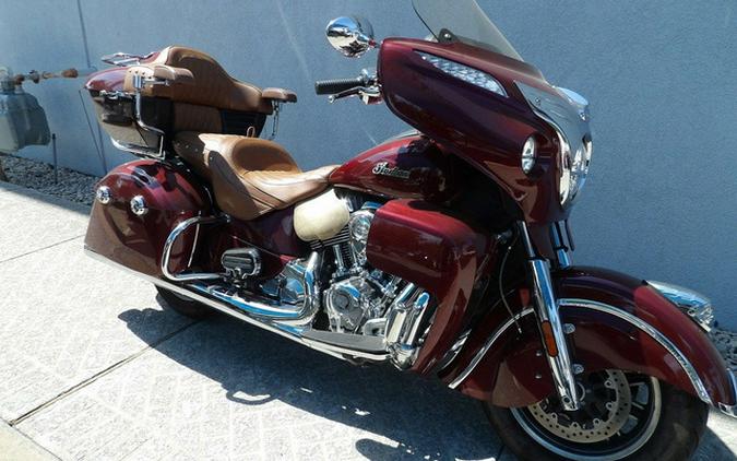 2019 Indian Roadmaster Burgundy Metallic Icon Series Dirt Track SmokeThunder Black Smoke