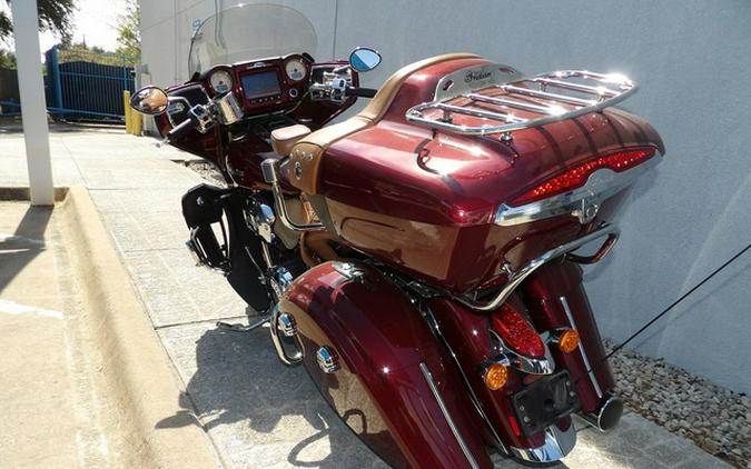 2019 Indian Roadmaster Burgundy Metallic Icon Series Dirt Track SmokeThunder Black Smoke