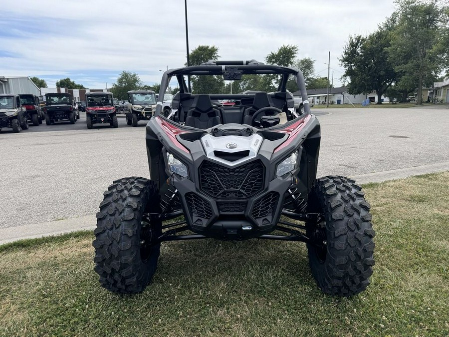 2024 Can-Am® Maverick X3 DS Turbo Fiery Red & Hyper Silver