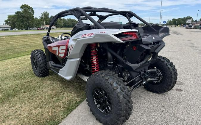 2024 Can-Am® Maverick X3 DS Turbo Fiery Red & Hyper Silver