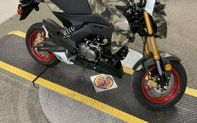 2025 Kawasaki Z125 PRO Cypher Camo Beige
