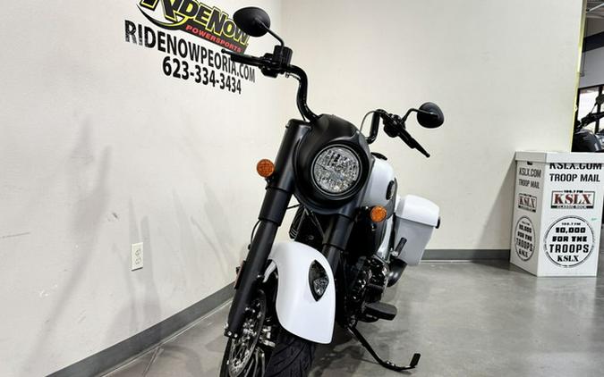 2026 Indian Springfield Dark Horse Ghost White Metallic Smoke