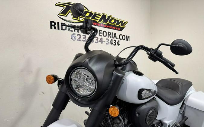 2026 Indian Springfield Dark Horse Ghost White Metallic Smoke