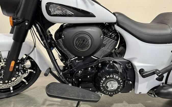 2026 Indian Springfield Dark Horse Ghost White Metallic Smoke