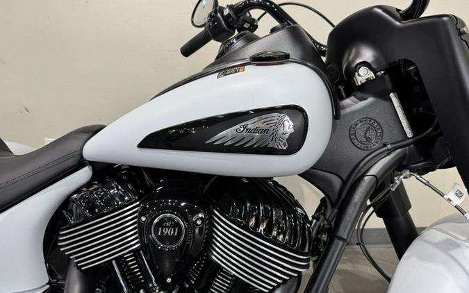 2026 Indian Springfield Dark Horse Ghost White Metallic Smoke