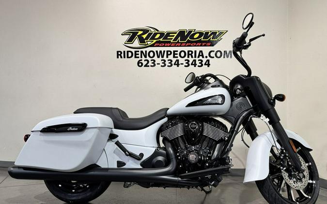2026 Indian Springfield Dark Horse Ghost White Metallic Smoke