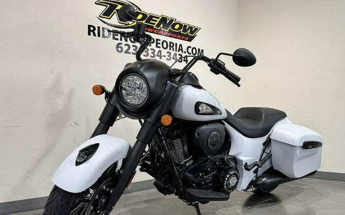 2026 Indian Springfield Dark Horse Ghost White Metallic Smoke