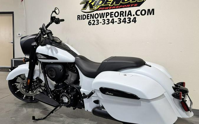 2026 Indian Springfield Dark Horse Ghost White Metallic Smoke