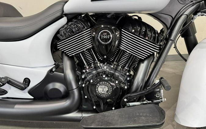 2026 Indian Springfield Dark Horse Ghost White Metallic Smoke