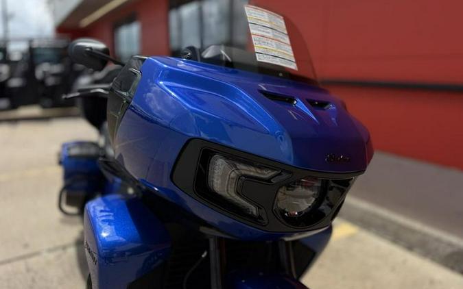 2026 Indian Motorcycle® Pursuit® Dark Horse® 112 w/ PowerBand Audio Deep Blue Metallic with Black M