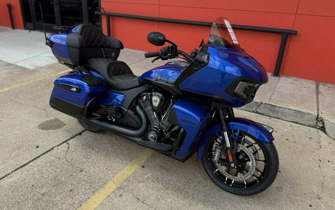2026 Indian Motorcycle® Pursuit® Dark Horse® 112 w/ PowerBand Audio Deep Blue Metallic with Black M