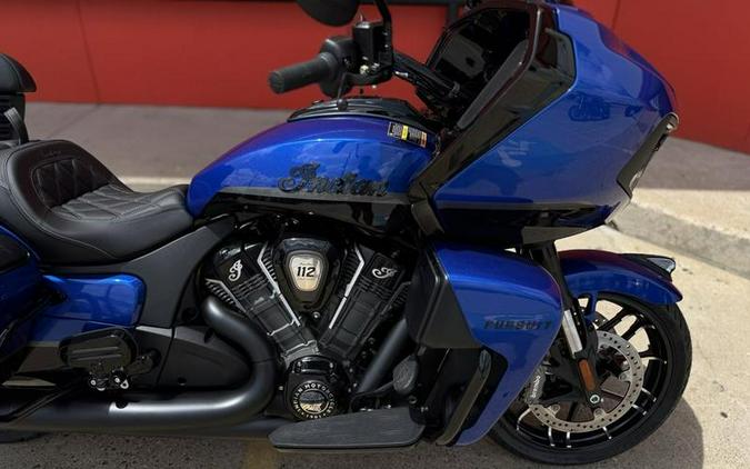 2026 Indian Motorcycle® Pursuit® Dark Horse® 112 w/ PowerBand Audio Deep Blue Metallic with Black M