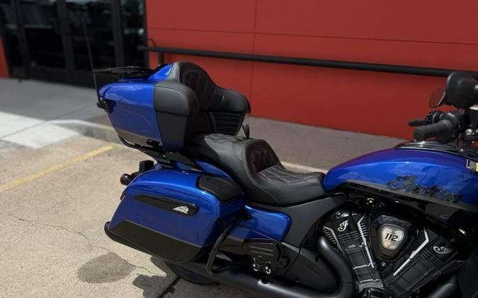 2026 Indian Motorcycle® Pursuit® Dark Horse® 112 w/ PowerBand Audio Deep Blue Metallic with Black M