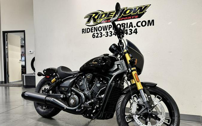 2026 Indian 101 Scout Black Crystal With Super Graphite