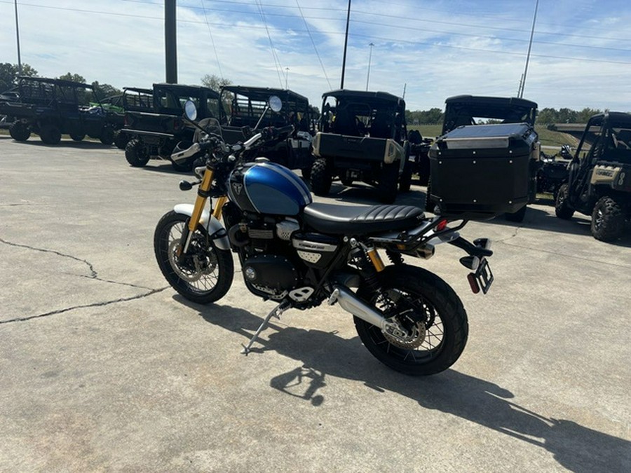 2022 Triumph Scrambler 1200 XE Cobalt Blue Jet Black XE