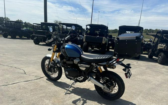 2022 Triumph Scrambler 1200 XE Cobalt Blue Jet Black XE