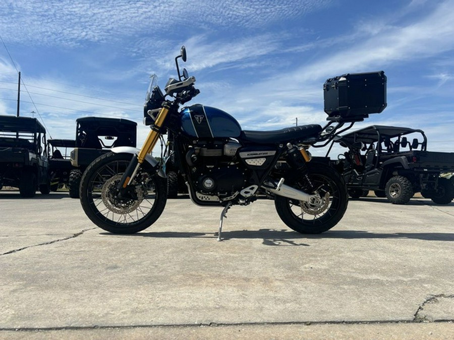 2022 Triumph Scrambler 1200 XE Cobalt Blue Jet Black XE