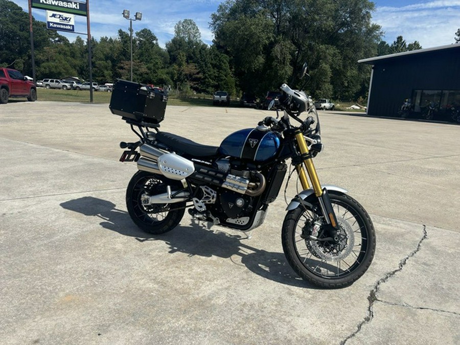 2022 Triumph Scrambler 1200 XE Cobalt Blue Jet Black XE