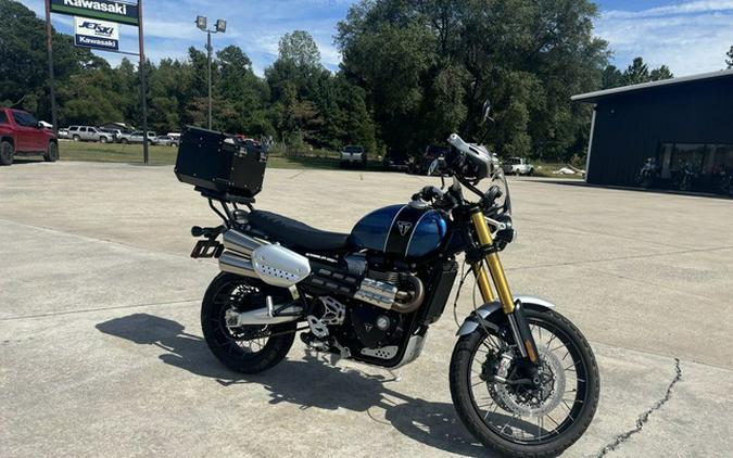 2022 Triumph Scrambler 1200 XE Cobalt Blue Jet Black XE