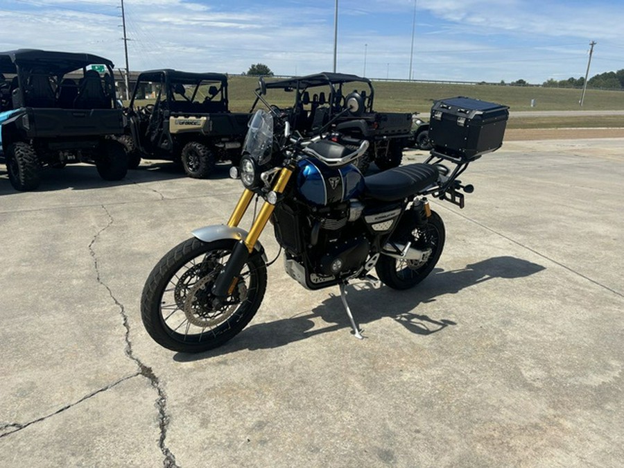 2022 Triumph Scrambler 1200 XE Cobalt Blue Jet Black XE