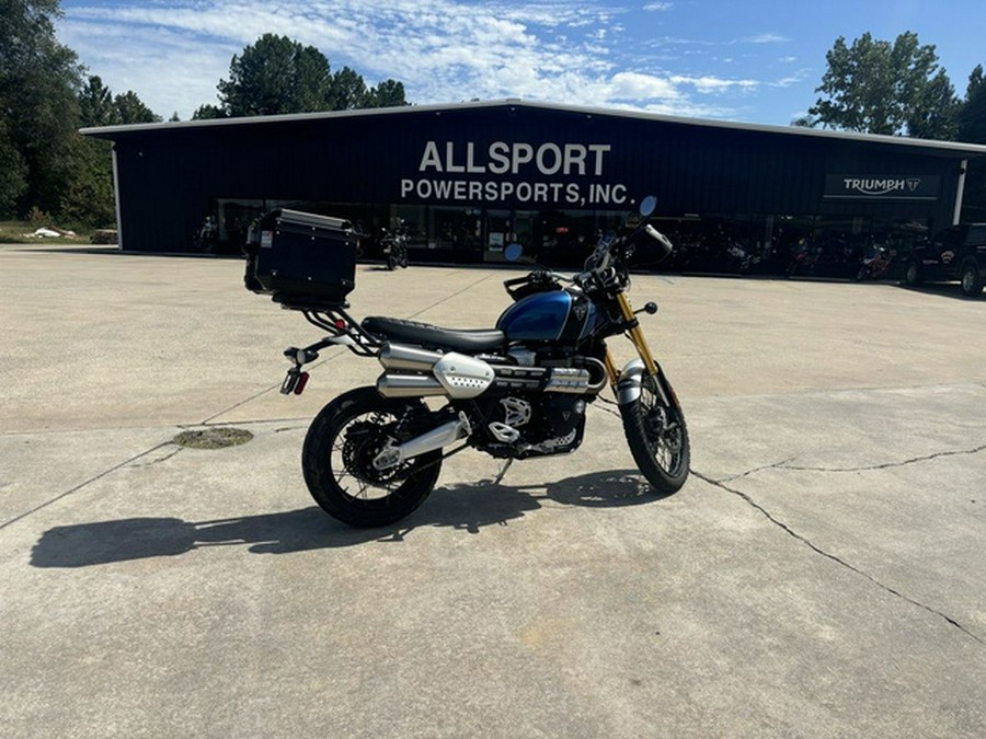 2022 Triumph Scrambler 1200 XE Cobalt Blue Jet Black XE