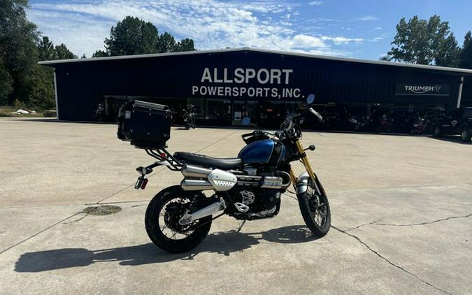 2022 Triumph Scrambler 1200 XE Cobalt Blue Jet Black XE