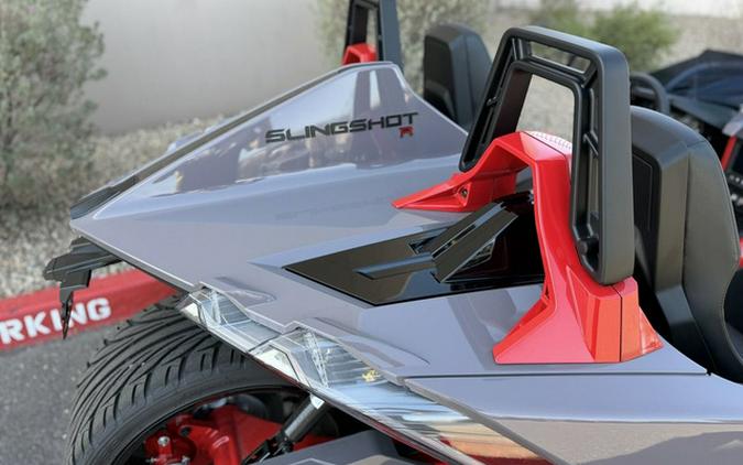2026 Polaris Slingshot R Manual Radiant Gray With Indy Red Pearl