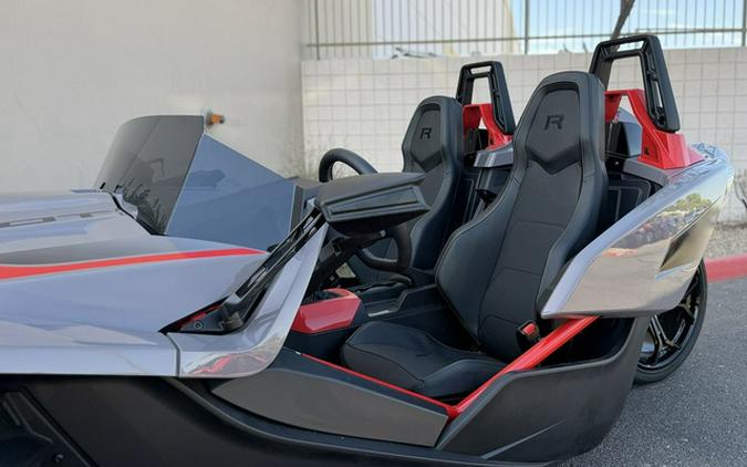 2026 Polaris Slingshot R Manual Radiant Gray With Indy Red Pearl