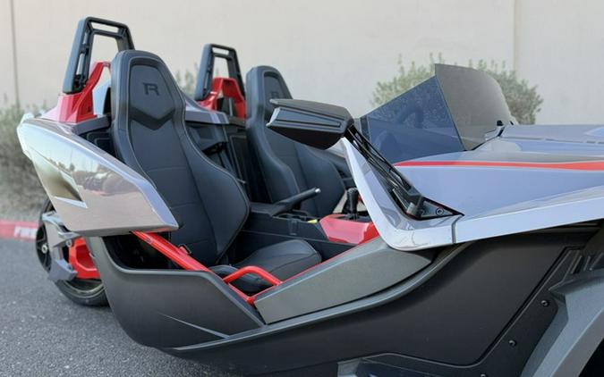 2026 Polaris Slingshot R Manual Radiant Gray With Indy Red Pearl