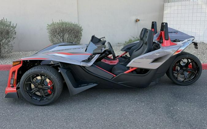 2026 Polaris Slingshot R Manual Radiant Gray With Indy Red Pearl