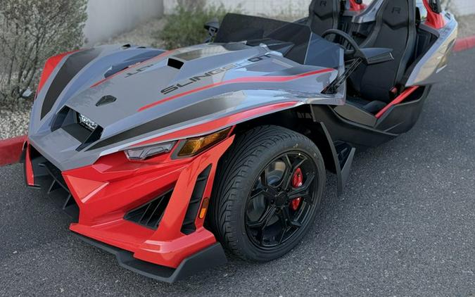 2026 Polaris Slingshot R Manual Radiant Gray With Indy Red Pearl