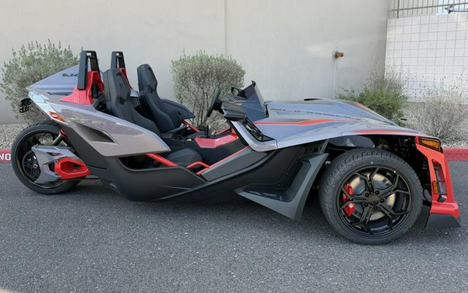 2026 Polaris Slingshot R Manual Radiant Gray With Indy Red Pearl