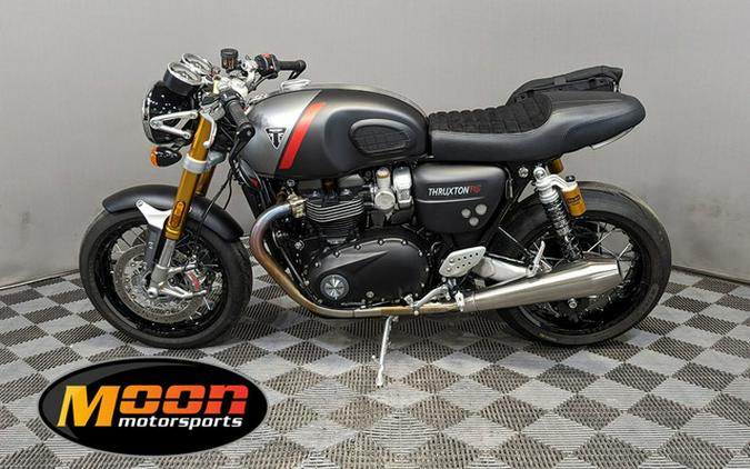 2022 Triumph Thruxton RS Matte Storm Grey And Silver Ice