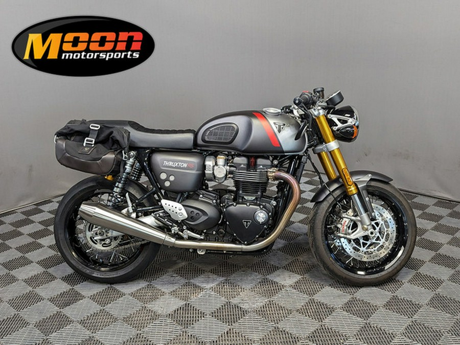 2022 Triumph Thruxton RS Matte Storm Grey And Silver Ice