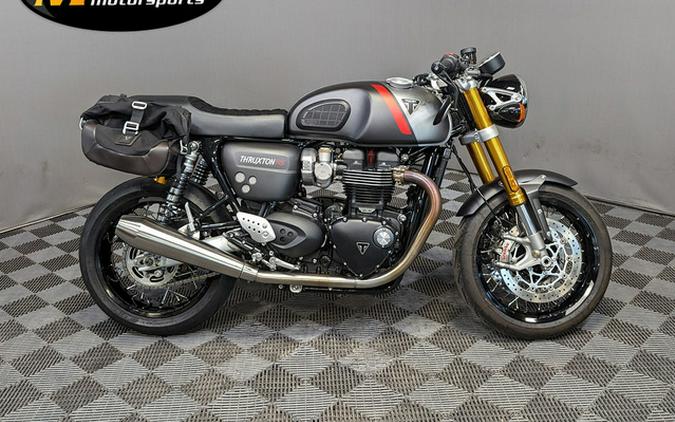 2022 Triumph Thruxton RS Matte Storm Grey And Silver Ice