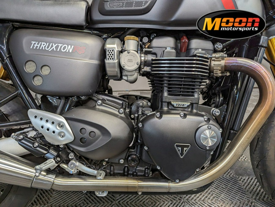 2022 Triumph Thruxton RS Matte Storm Grey And Silver Ice