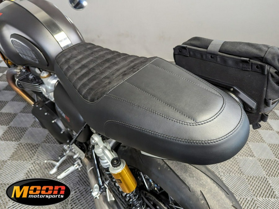 2022 Triumph Thruxton RS Matte Storm Grey And Silver Ice